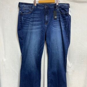 Kut From The Cloth Women's Jeans 24W Blue High Rise Natalie Boot Cut